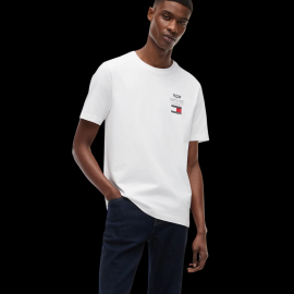 Cadillac T-Shirt F1 Team x Tommy Hilfiger Logos 2026 Weiß MN0MN00082YBR - Unisex