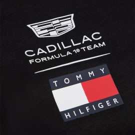 Cadillac T-Shirt F1 Team x Tommy Hilfiger Logos 2026 Schwarz MN0MN00082BDS - Unisex
