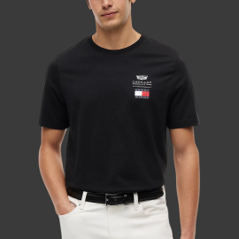Cadillac T-Shirt F1 Team x Tommy Hilfiger Logos 2026 Schwarz MN0MN00082BDS - Unisex