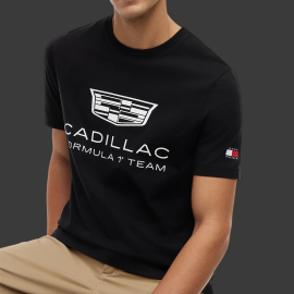 Cadillac T-Shirt F1 Team x Tommy Hilfiger Emblem 2026 Black MN0MN00100BDS - Unisex