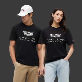 Cadillac T-Shirt F1 Team x Tommy Hilfiger Emblem 2026 Schwarz MN0MN00100BDS - Unisex