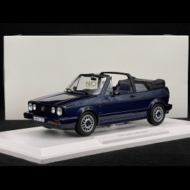 Volkswagen VW Golf Quartett Cabriolet 1992 Inca Blau 1/18 Norev 188628