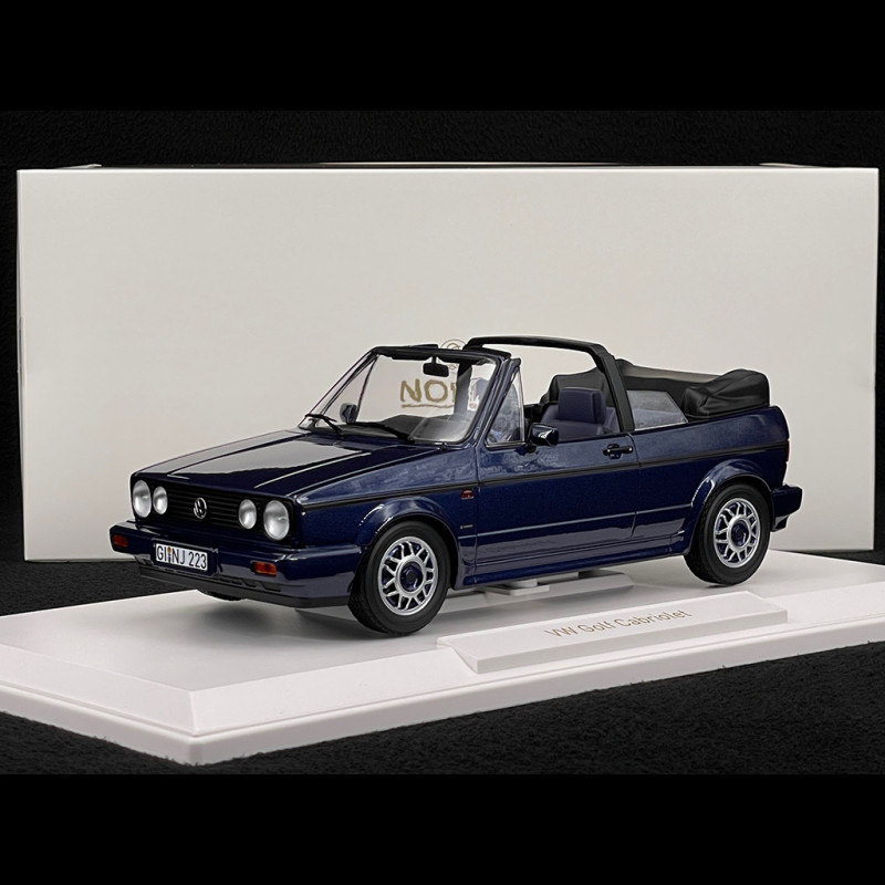 Volkswagen VW Golf Quartett Cabriolet 1992 Inca Bleu 1/18 Norev 188628