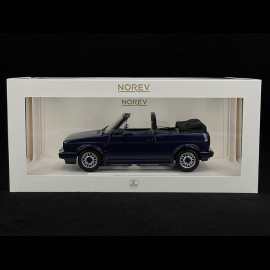 Volkswagen VW Golf Quartett Cabriolet 1992 Inca Bleu 1/18 Norev 188628