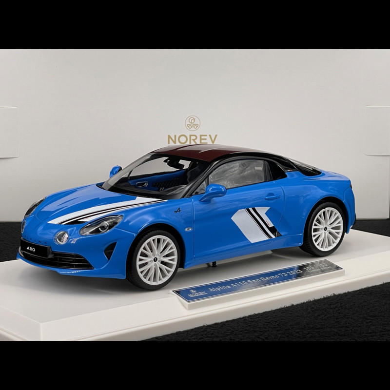 Alpine A110 San Remo 73 2023 Caddy Blue 1/18 Norev 185423