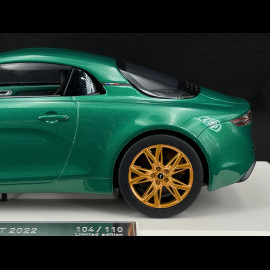 Alpine A110 GT 2022 Emerald Green 1/18 Norev 185432