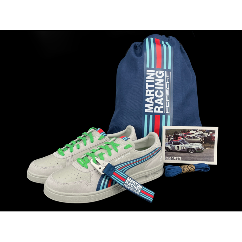 Porsche Shoes Martini Racing Puma Grey + Bag + Keyring Limited Edition WAP101T0MR - unisex