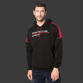 Porsche Hoodie Motorsport 4 Collection black / red WAP124NFMS - men