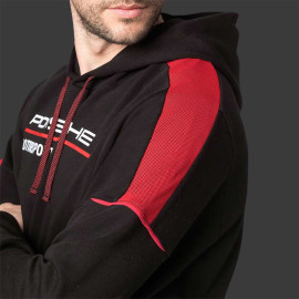 Porsche Hoodie Motorsport 4 Collection black / red WAP124NFMS - men