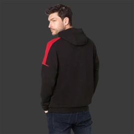Porsche Kapuzenpullover Motorsport 4 Collection hoodie schwarz / rot WAP124NFMS - Herren
