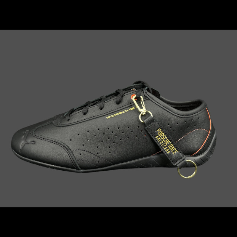 Porsche Schuhe Speedcat Race Americana Puma + Schlüsselanhänger Schwarz 309090-01 - unisex