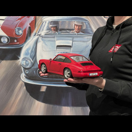Porsche 911 Carrera RS Typ 964 Cup-Felgen 1992 Rot 1/12 KK Scale KKDC120242C