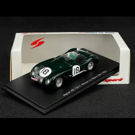Jaguar XK120 C n° 18 Sieger 24h Le Mans 1953 1/43 Spark 43LM1953