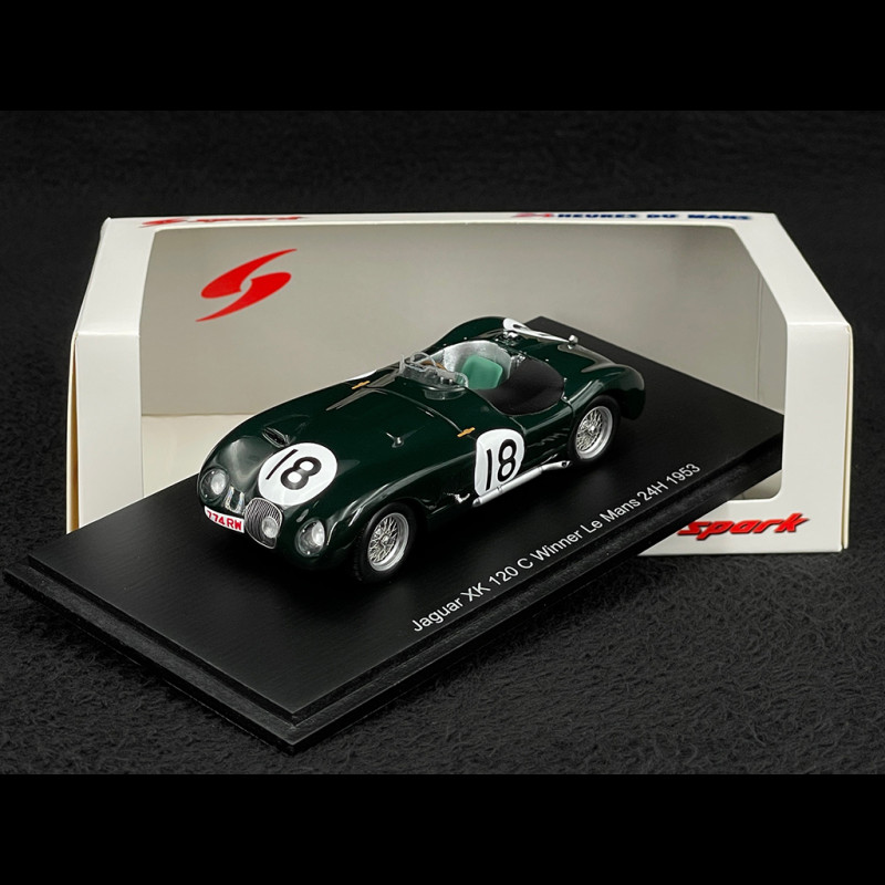 Jaguar XK120 C n° 18 Winner 24h Le Mans 1953 1/43 Spark 43LM1953