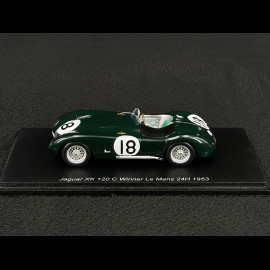 Jaguar XK120 C n° 18 Winner 24h Le Mans 1953 1/43 Spark 43LM1953