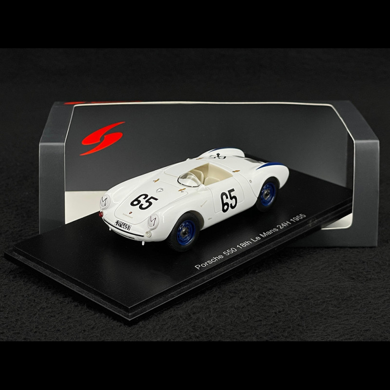 Porsche 550 n° 65 18th 24h Le Mans 1955 1/43 Spark S9714