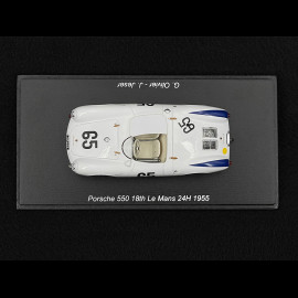 Porsche 550 n° 65 18. 24h Le Mans 1955 1/43 Spark S9714