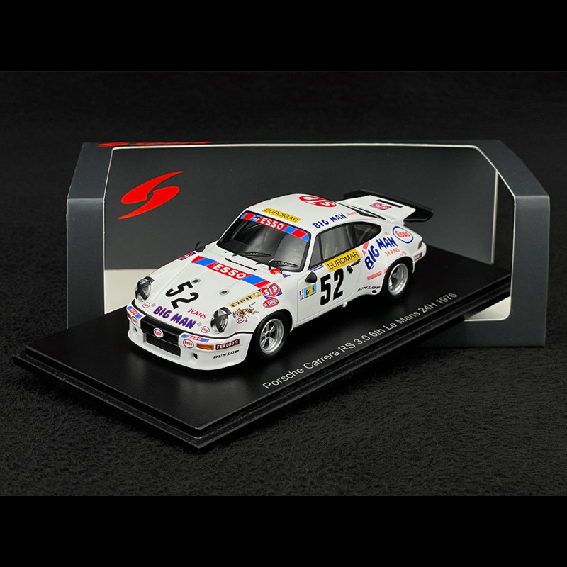 Porsche 911 Carrera RS 3.0 n° 52 6th 24h Le Mans 1976 1/43 Spark S9815