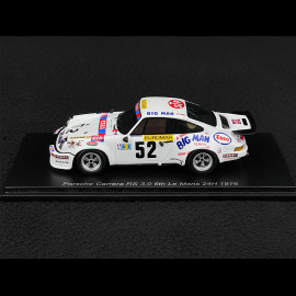 Porsche 911 Carrera RS 3.0 n° 52 6th 24h Le Mans 1976 1/43 Spark S9815