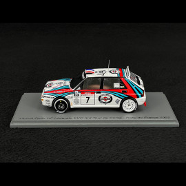 Lancia Delta HF Integrale Evo n° 7 3. Tour de Corse 1992 1/43 Spark S9018