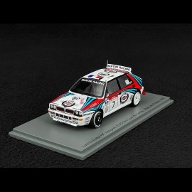 Lancia Delta HF Integrale Evo n° 7 3rd Tour de Corse 1992 1/43 Spark S9018