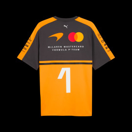 McLaren T-shirt F1 Team n° 1 Landos Norris 2026 Puma Orange Papaya / Phantom 713953-01 - unisex