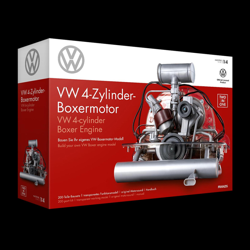 Volkswagen Käfer / T1 4-Zylinder-Boxermotor 2 in 1 mit Sound und Licht 1/4 Englisch Deutsch