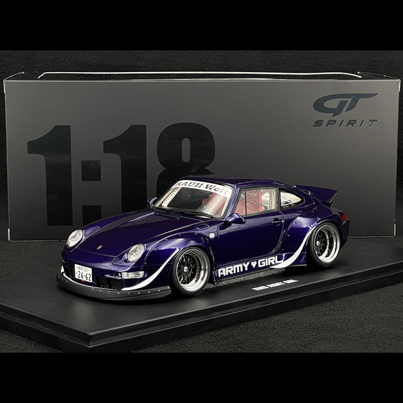 Porsche 911 RWB Typ 993 Army Girl 2015 Violett 1/18 GT Spirit GT562