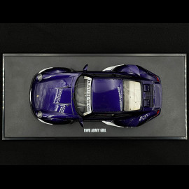 Porsche 911 RWB Type 993 Army Girl 2015 Purple 1/18 GT Spirit GT562