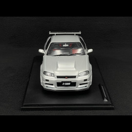 Nissan Skyline GT-R R34 Z Tune 1999 Silber 1/18 Solido S1804312