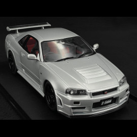 Nissan Skyline GT-R R34 Z Tune 1999 Silver 1/18 Solido S1804312