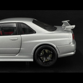 Nissan Skyline GT-R R34 Z Tune 1999 Silver 1/18 Solido S1804312