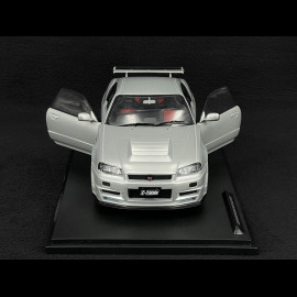 Nissan Skyline GT-R R34 Z Tune 1999 Silber 1/18 Solido S1804312