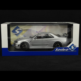 Nissan Skyline GT-R R34 Z Tune 1999 Silber 1/18 Solido S1804312