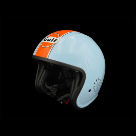 Gulf Helmet with Integrated Visor Light Blue / Orange Felix ST580
