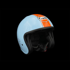 Gulf Helm mit Integriertem Visier Hellblau / Orange Felix ST580
