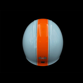 Gulf Helm mit Integriertem Visier Hellblau / Orange Felix ST580