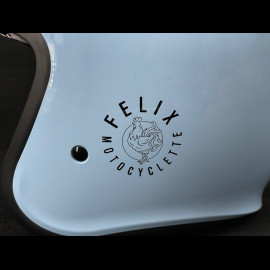 Gulf Helm mit Integriertem Visier Hellblau / Orange Felix ST580