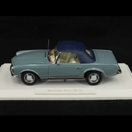 Mercedes-Benz 230 SL 1963 Horizon Blue 1/18 Norev 183992