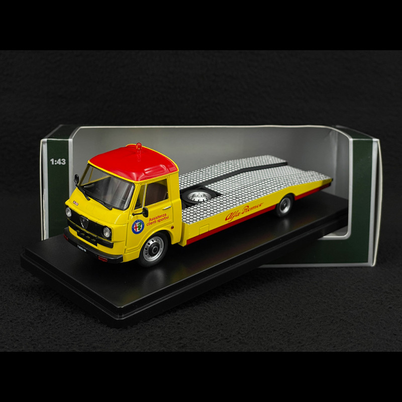 Alfa Romeo A12/F12 Abschleppwagen Carro Attrezzi Seconda Serie 1977 Gelb / Rot 1/43 Mitica 430084-D