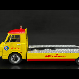 Alfa Romeo A12/F12 Abschleppwagen Carro Attrezzi Seconda Serie 1977 Gelb / Rot 1/43 Mitica 430084-D