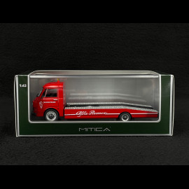 Alfa Romeo A12/F12 Abschleppwagen Carro Attrezzi Seconda Serie 1977 Rot 1/43 Mitica 430083-D