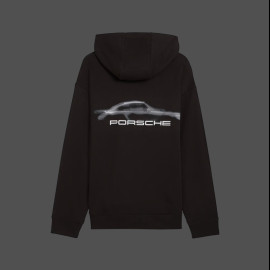 Porsche Turbo Graphic Hoodie Puma Black 634488-01 - Unisex