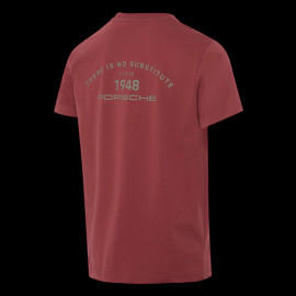 Porsche T-shirt There Is No Substitute Since 1948 Red WAP321TTNS - unisex