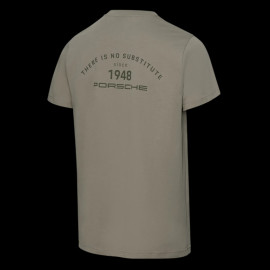 Porsche T-shirt There Is No Substitute Since 1948 Khaki WAP320TTNS - unisex