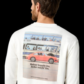 Porsche Pullover mit langen Ärmeln Weiß WAP816TFWR - unisex