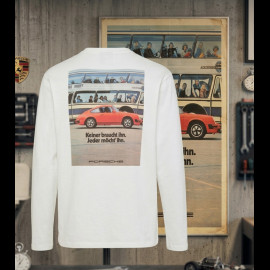 Porsche Jumper Long-sleeved White WAP816TFWR - unisex