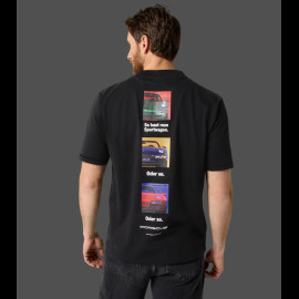 Porsche T-Shirt Retro Schwarz WAP813TFWR - unisex