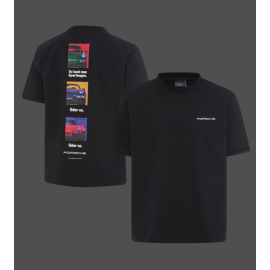 Porsche T-Shirt Retro Schwarz WAP813TFWR - unisex