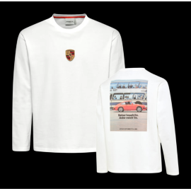 Porsche Pullover mit langen Ärmeln Weiß WAP816TFWR - unisex